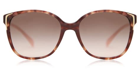 Prada PR 01OS UE00A6 Spotted Brown Pink sunglasses